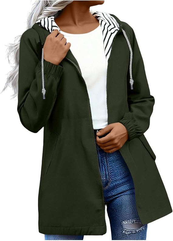 Women’s Casual Outdoor Rain Jacket
